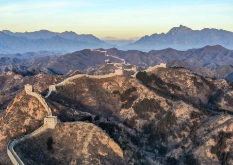 新年第一景：河北承德金山岭长城壮阔景观