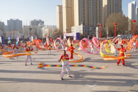 西宁市民健身赛跑迎新年